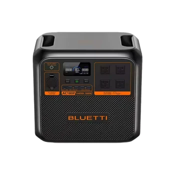 Bluetti AC180P Portable Generator Power Station Your Renewable Energy Backup Mobile Power Bank