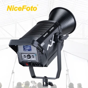 NiceFoto COB 300w Cinematography Video Lighting Film Equipment LED Studio Lights for Photographic Lighting detail image