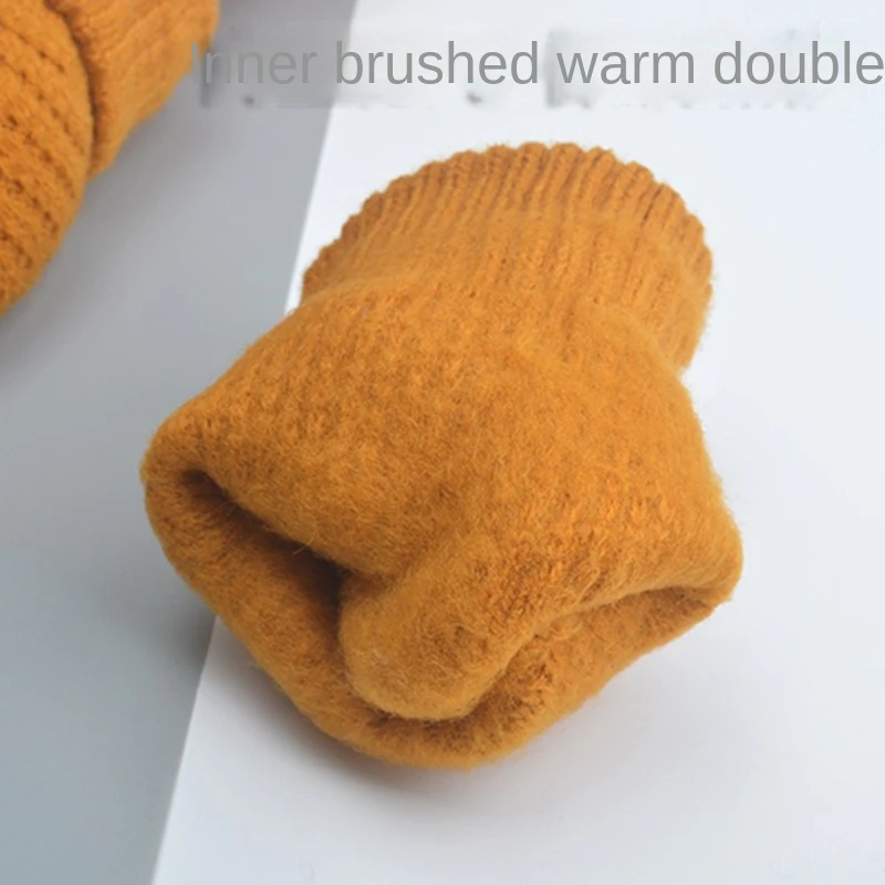 Пользовательские Зимние перчатки для сенсорного экрана спорта на открытом воздухе женские и мужские Акриловые термовязаные