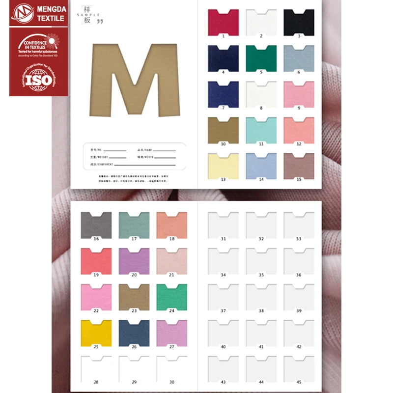 40S 95% хлопок 5% лайкра Одиночная трикотажная ткань с мерсеризированной обработкой