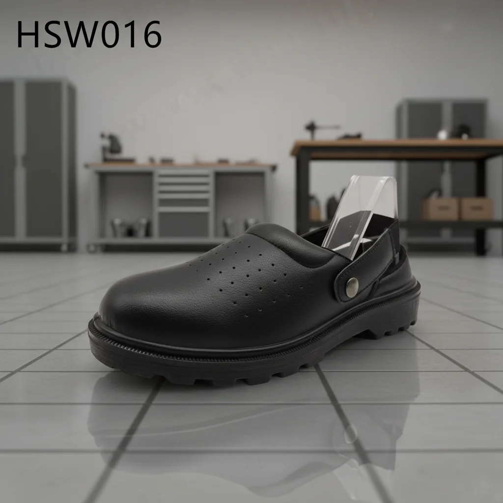 ZYF,Qatar Market Popular Adjustable Straps Design Kitchen Chef Clogs Protective Work Safety slippers with Steel Toe HSW016
