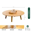 Round side table with round legs, 70*70*30