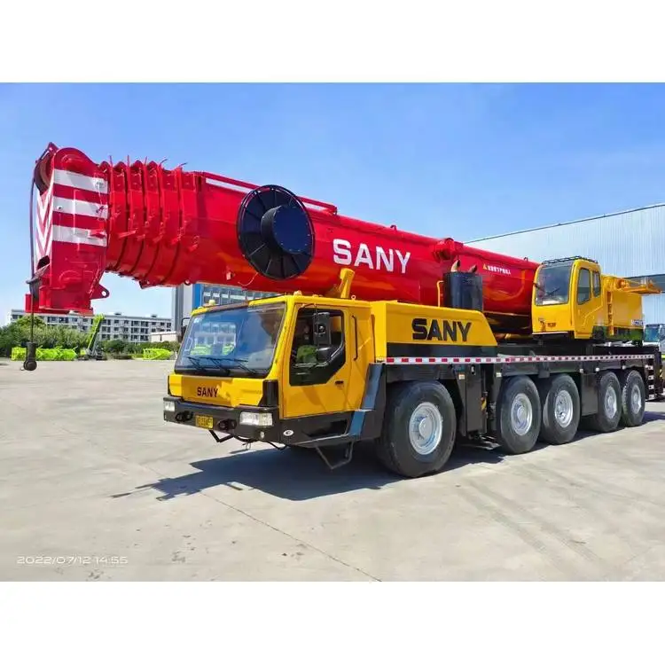Sany 220T Used Rough Terrain Crane Truck Mounted Mobile Crane 60000kg