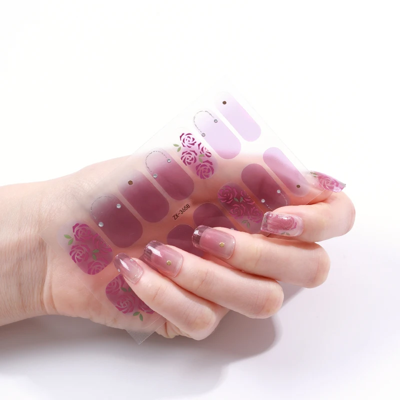 Shop High-Quality Adhesive Diamond False Nail Wraps from China