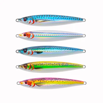 30g40g60g80g100g 3D Printed Mackerel Saltwater Fishing Vertical Jig Barracuda Speed Jig – Metal Jig – view 2