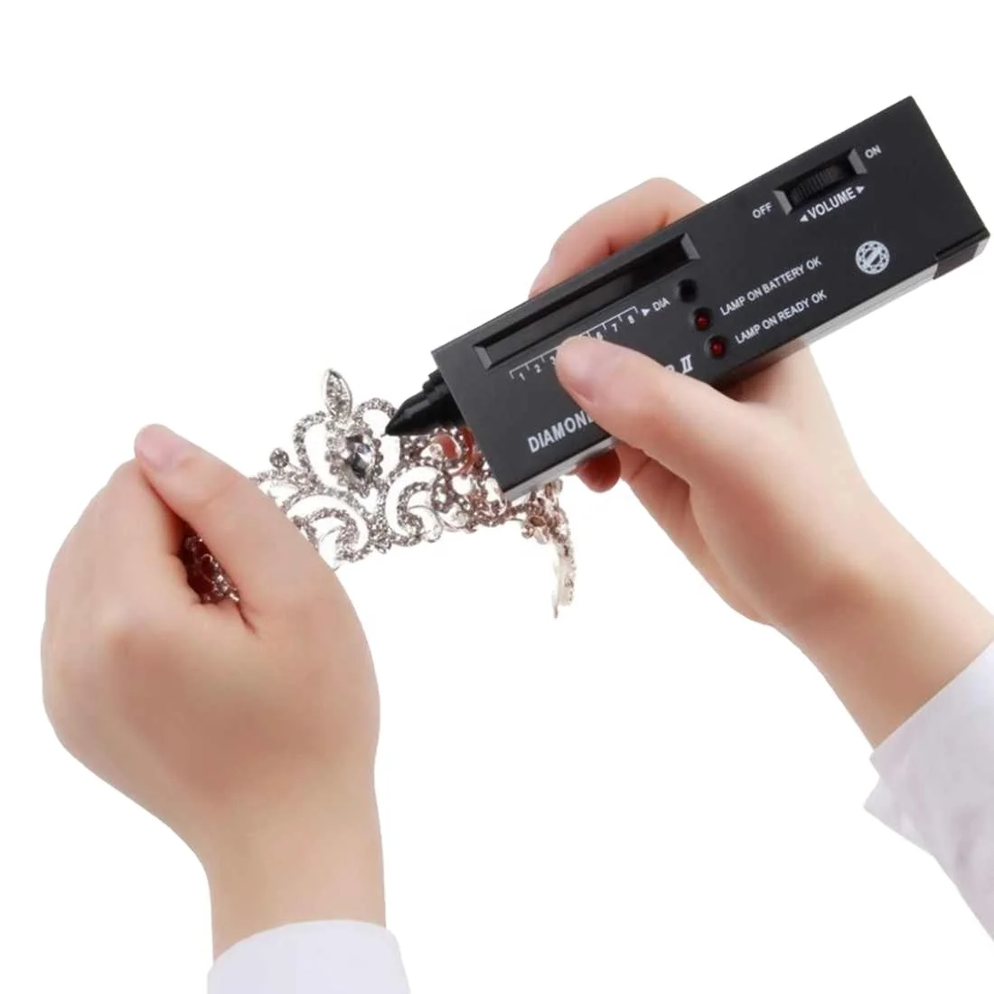 Diamond Tester II Jewelry Tool Diamond Detector Electronic Diamond Selector Gemstone Gems Tester II