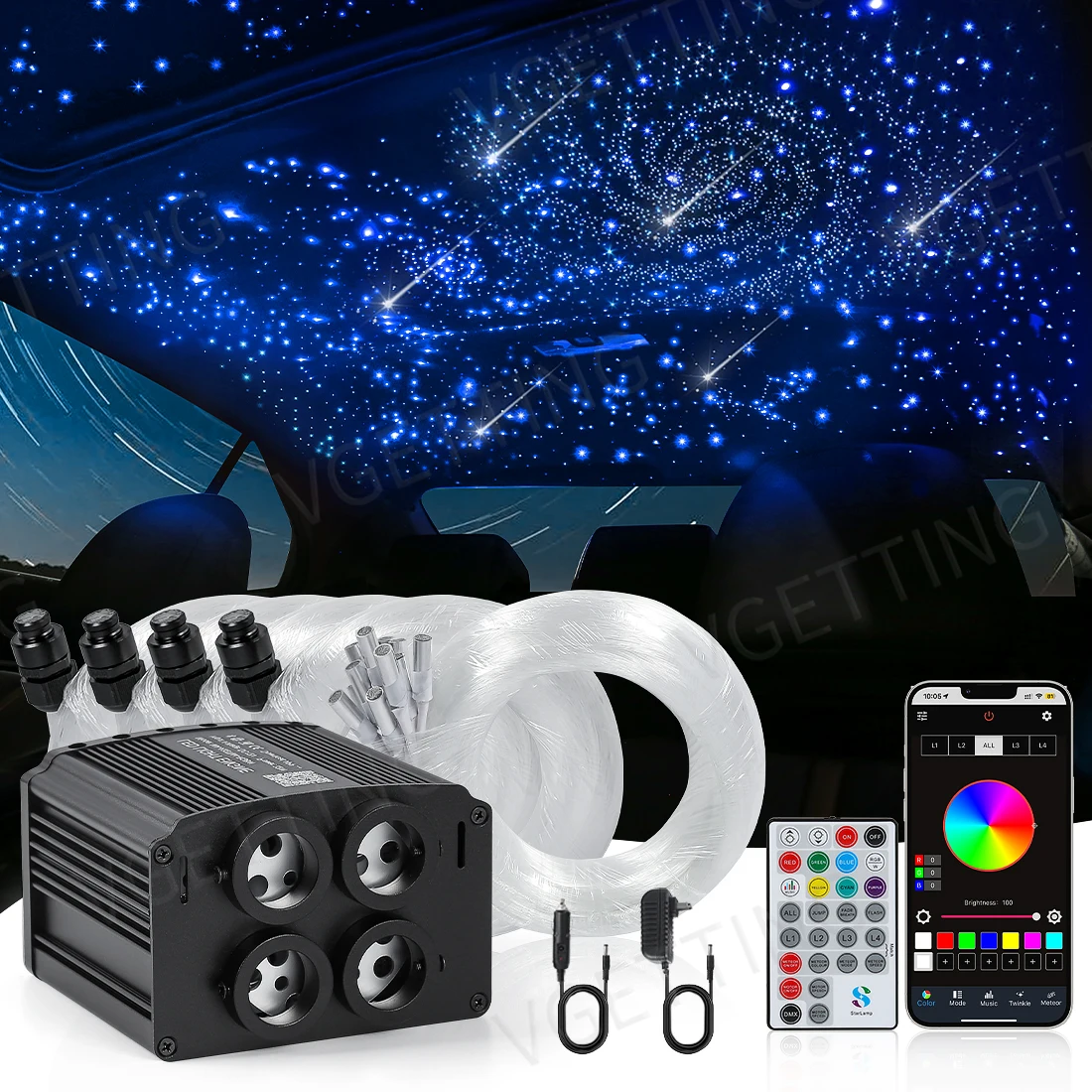 【完成品】摸魚動力 流星号 LED発光ユニット 組立済｜Type-C給電 流星Ⅱ – lumica shop