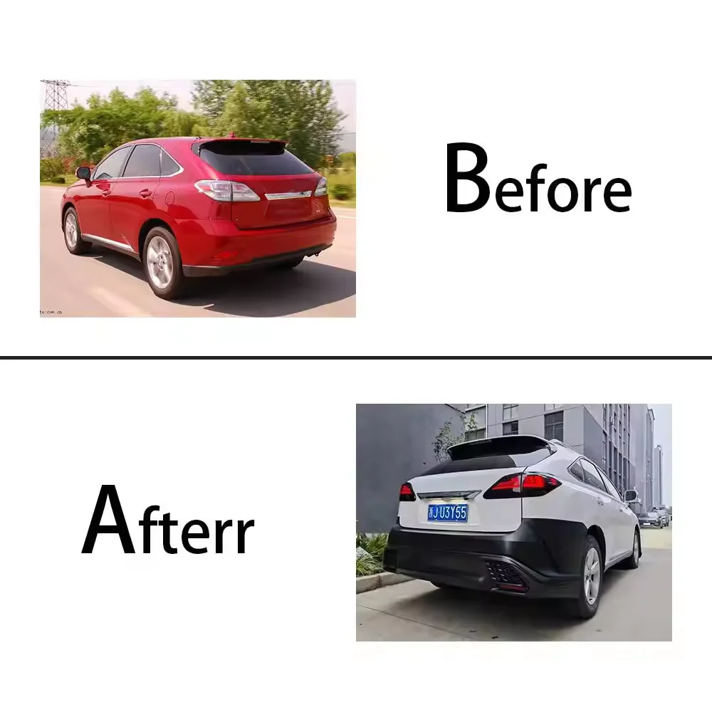 High Quality Kit for Lexus Rx350 2009 2010 2011 2012 2013 2014 2015 Upgrade 2023 Lexus Rx350h F-sport Front Rear Bumper Bodykit