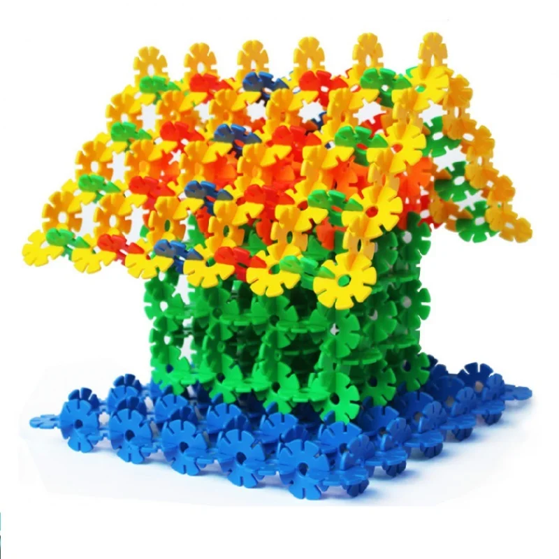 144Pcs Colorful Plastic Building Children Puzzle Educational Toy Gift JD 