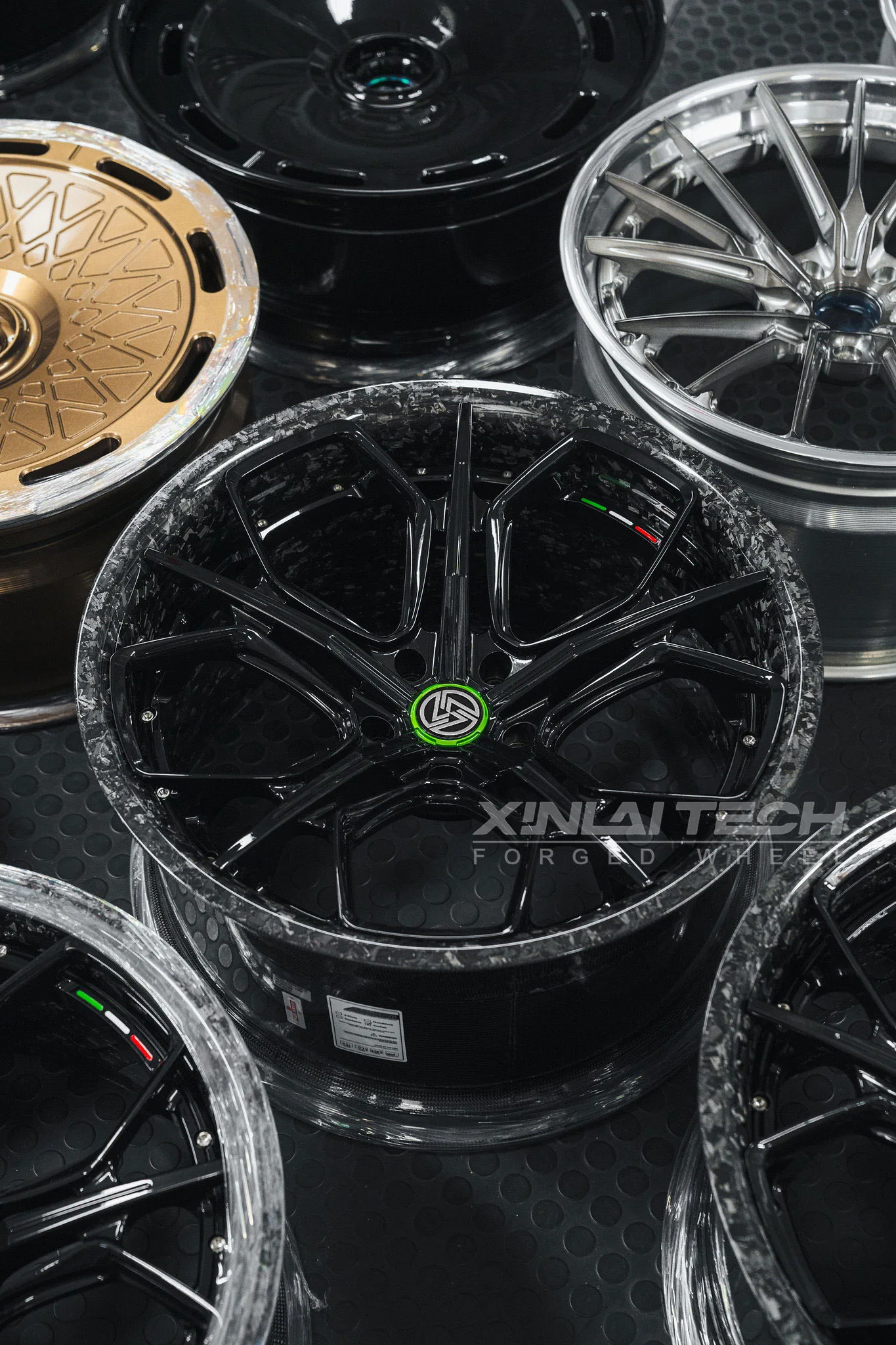 XL 2 Piece Carbon Fiber Deep Lip Deep Dish Concave Forged Wheel 5x112 5x114.3 5x120 Custom Wheels for Mercedes benz audi bmw - Image 2