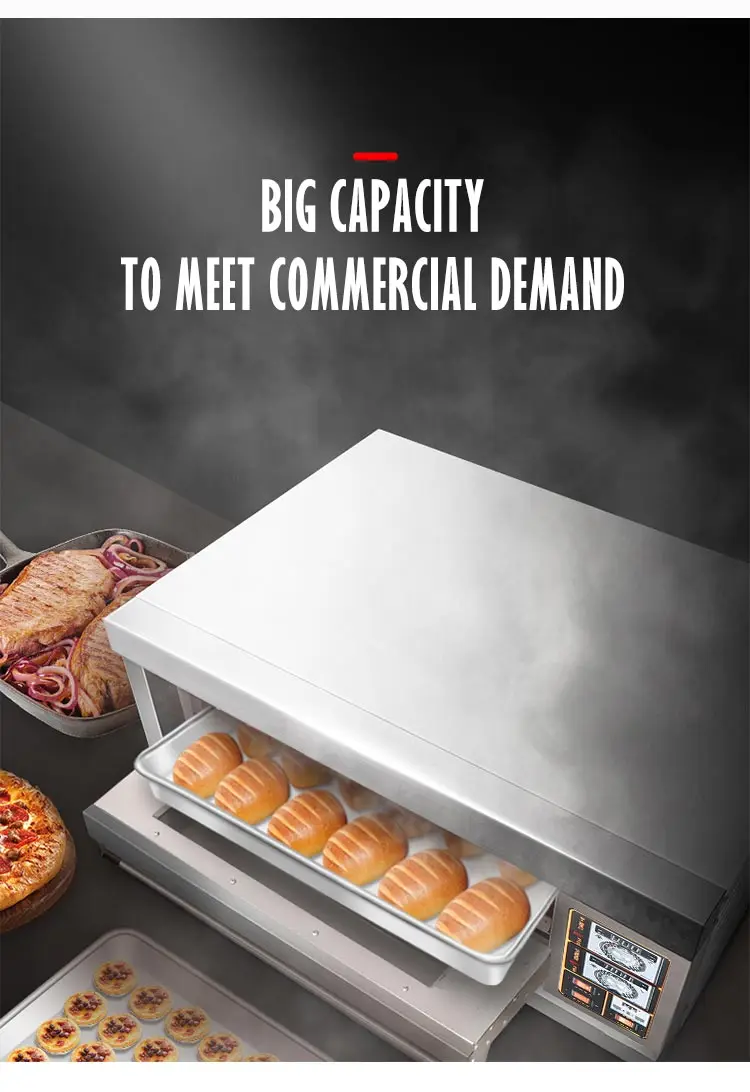 Horno Eléctrico De Capas Para Hornear Pan,1 Cubierta,2 Bandejas,Alta  Temperatura - Buy Eléctrico Capa Horno,1 Cubierta 2 Bandejas De Horno,Horno  De Alta Temperatura Product on Alibaba.com