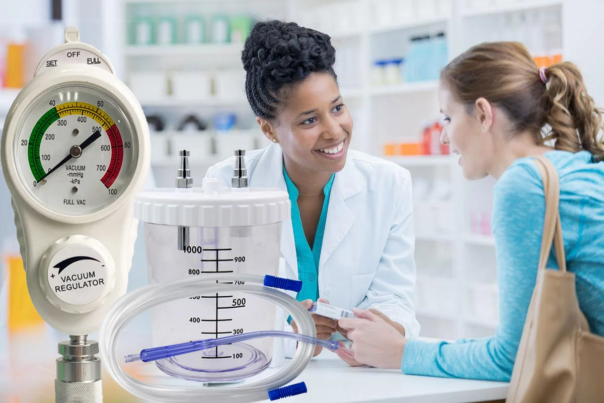 Medical Equipment Wall Mounted Suction Unit Vacuum Regulator 0760mmhg