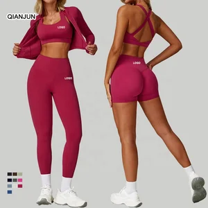 2026 Wholesale Seamless Sportswear Active Wear Sports Bra and Leggings Sets Workout Fitness Wear Yoga Sets for Women