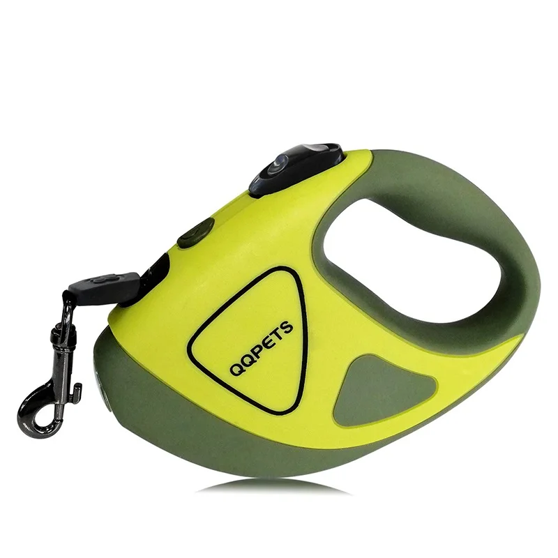 Custom Logo Led Retractable Dog Leash Flexible Accessories Bright Flash