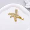 Gold single pendant