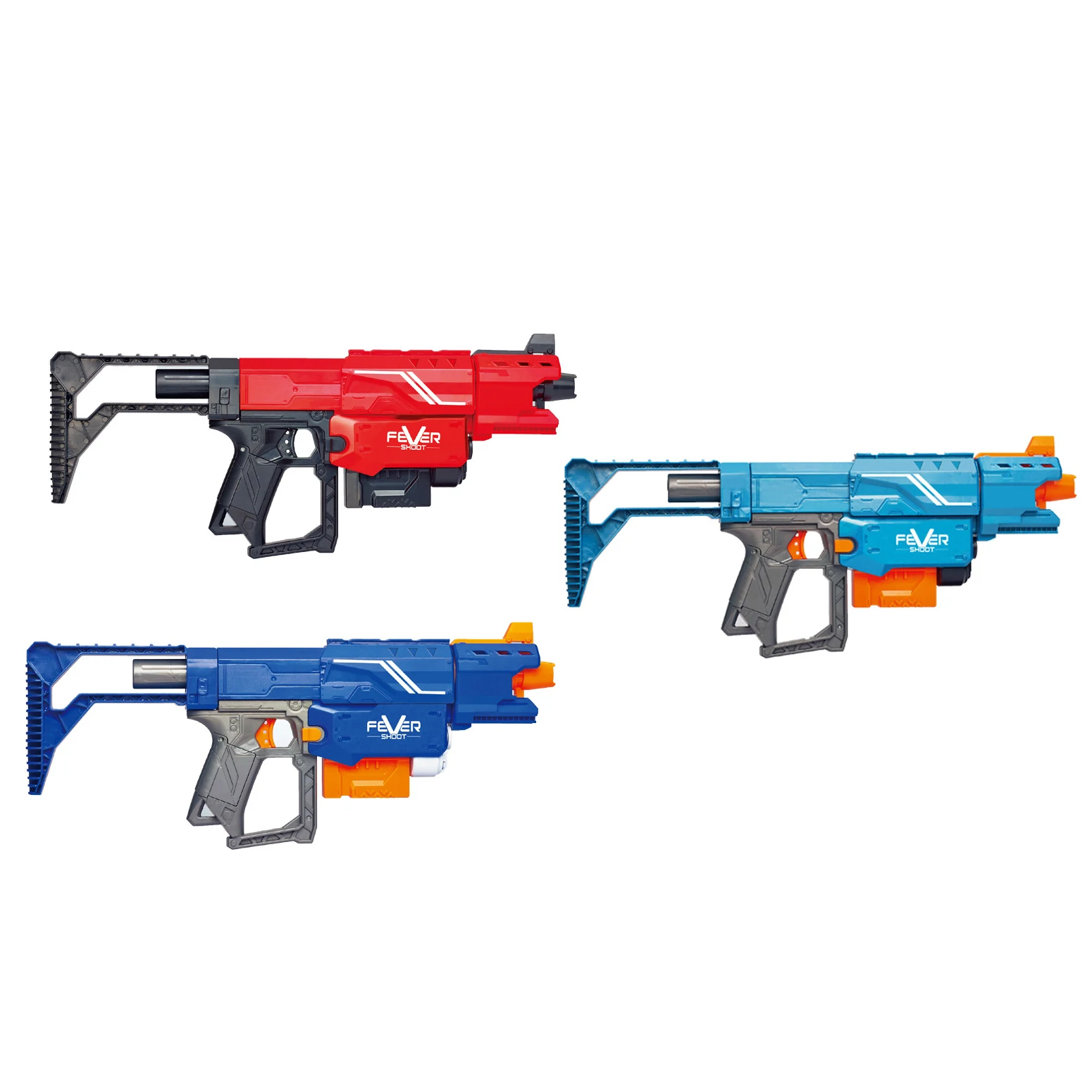 Custom Manual Burst Soft Bullet Gun Boy Toy Fire Blaster Kids Indoor Outdoor Shooting Gun Toy With Soft Bullet for Children
