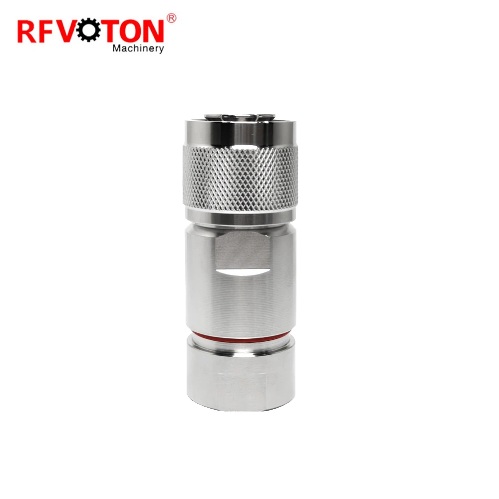 Factory Price HN Male Plug Macho Clamp Mounting Screw Macho for 1/2  Cable 1-2  Rf Coaxial Connector Converter Coax Copper