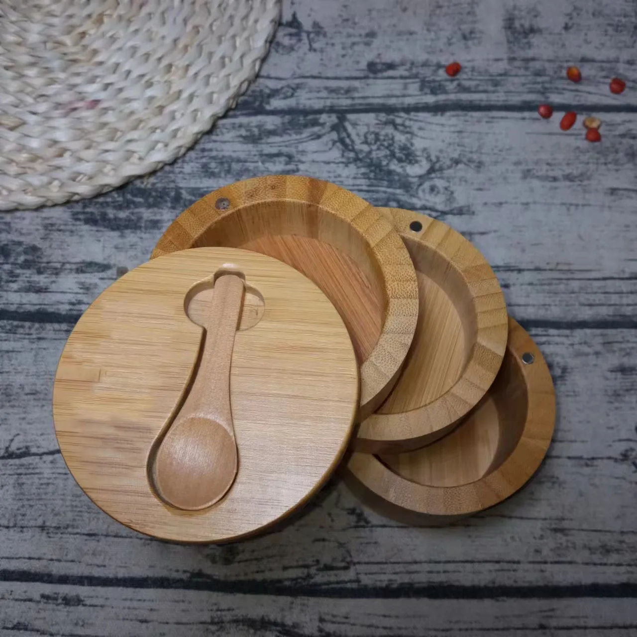 Деревянный Еженедельный органайзер для таблеток большой емкости контейнер коробка витаминов деревянный футляр