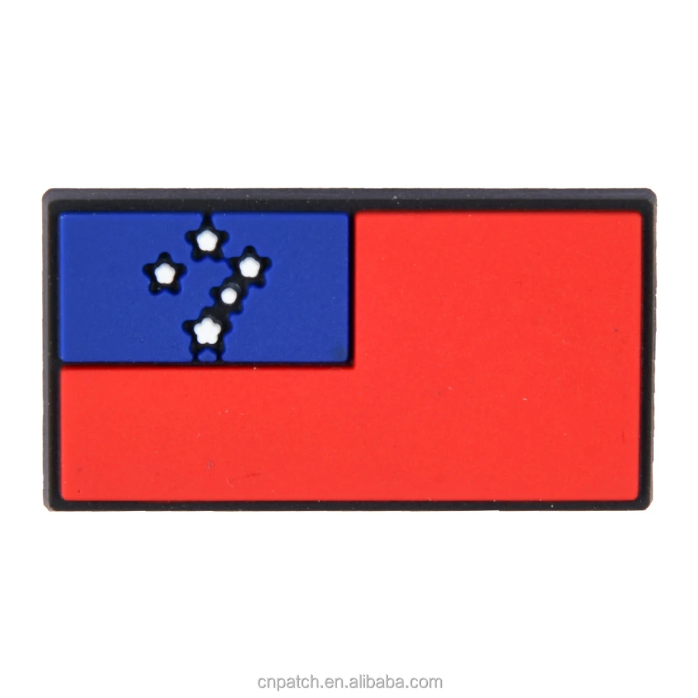 Cook Island Flag Croc Charms Maori Flag Custom Croc Charm Lace Rarotonga Croc Charm Tag Samoan