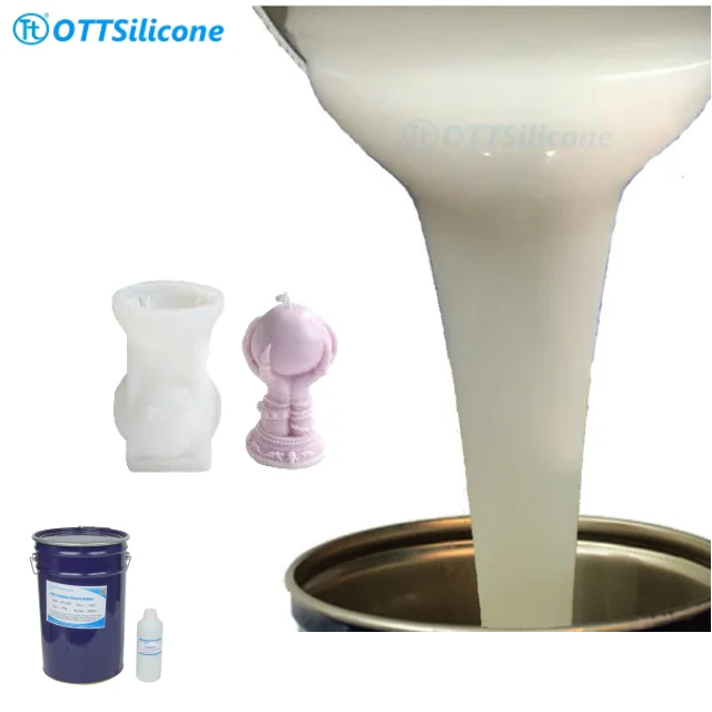 Soft Liquid Silicone to Make Candle Mold RTV-2 Silicone