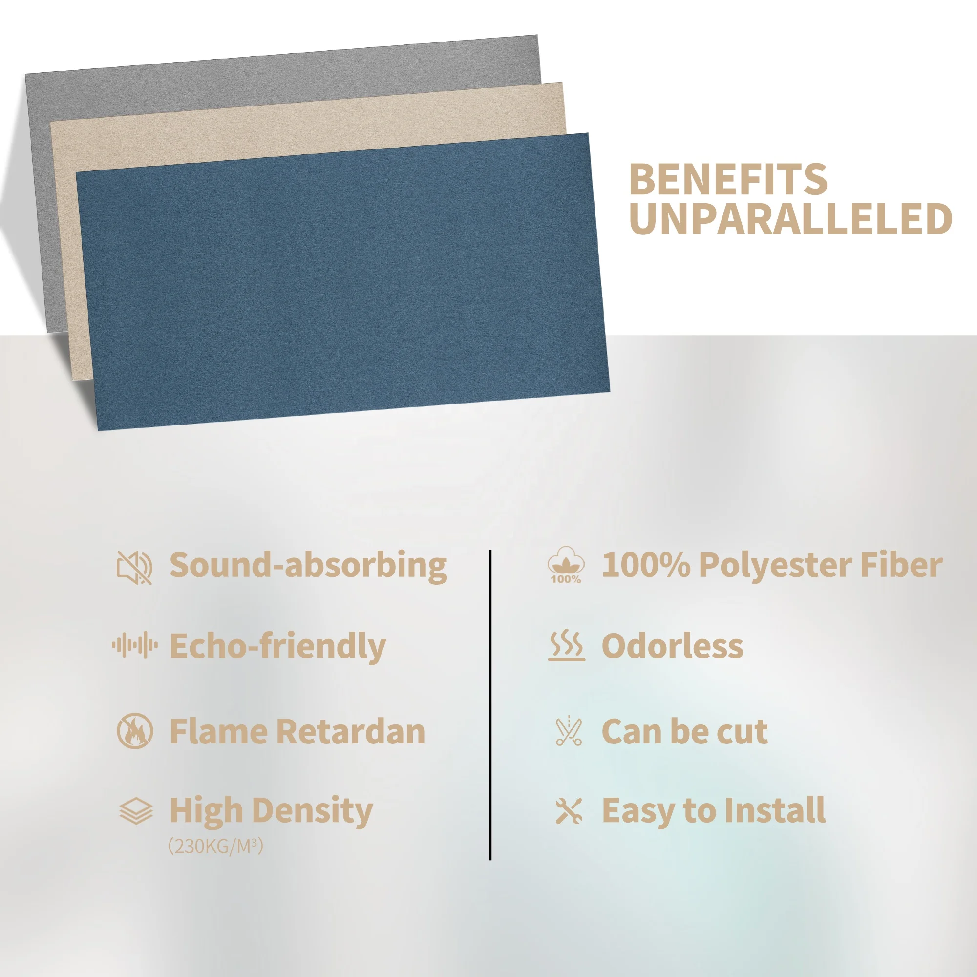 Innovative Surfaces and Creative Acoustic Solutions Acoustic Padded Wall Acoufelt Weave Fabric Wrapped Panels