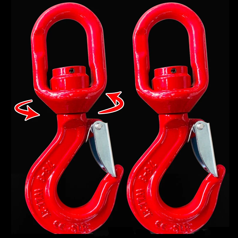 Factory G Forged Lifting Swivel Hook Lifting High Tensile Hook With