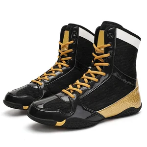 Custom Boxing Shoes Wholesale Professional Wrestling Women Men Gym Training Boxing Shoes Unisex