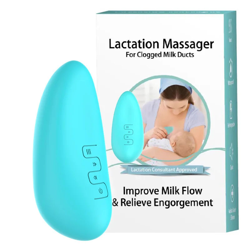 Liquid Silicone Constant Temperature Heating Lactation Massager