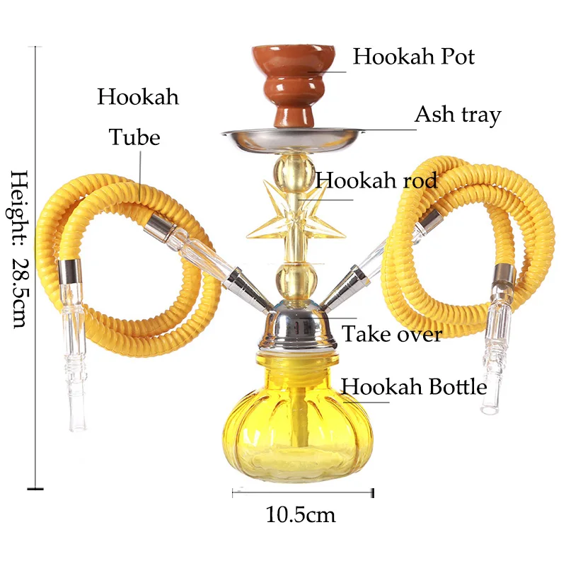 Yahya Hookah New Design Exquisite Appearance Mini Yellow Shisha Hookah Set From China Buy Hookah Zange Wholesale Hookah Yahya Hookah Product On Alibaba Com