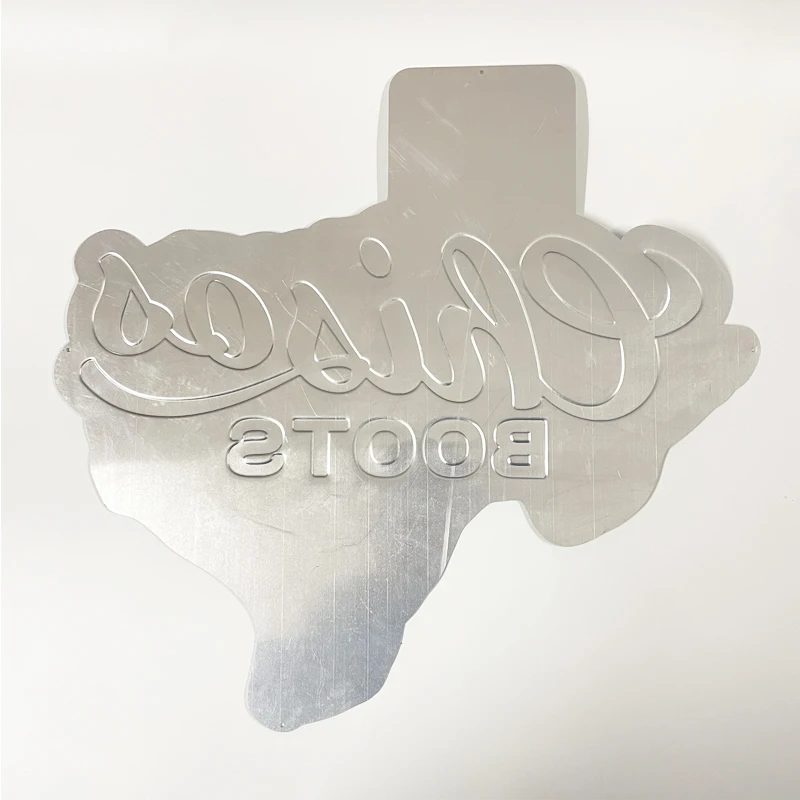 Штампованная Металлическая Вывеска на заказ рекламная декоративная металлическая жестяная клейкая