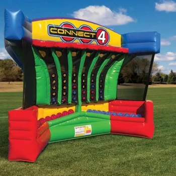 Inflatable Shoot Game Inflatable Score Connect Four 4 In A Row Basketball Shooting Game