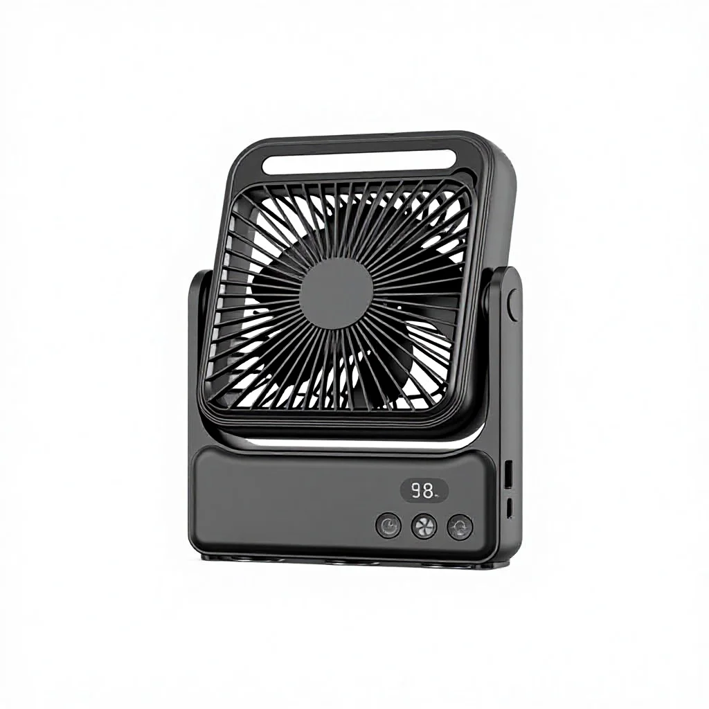 Customized Powerful Magnetic Suction 6-Inch Yacht Brushless Motor 4-Speed Adjustable Power Bank Desktop USB-Rechargeable Small
