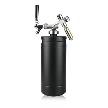Free sample low MOQ portable full set mini draft beer keg dispenser with unique gift box in stock