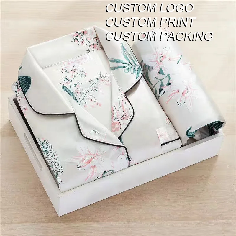 Ночные платья для девочек, одежда для сна из двух предметов, оптовая продажа, пижамный комплект, атласные шелковые пижамы, дизайнерские пижамы, короткая Пижама для женщин