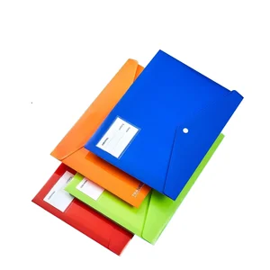 F1728 Custom Stationery Customized Storage Bag Full Fashion Color Thickened PP Paper Bag School Supply Stationery Set