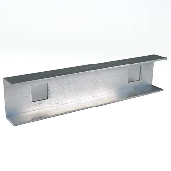 Aluminium Frame Glass Linear Profile 100x100 Aluminium Profile Fix Glass Aluminum Profile Metal Extrusion