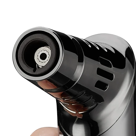 Ready to Ship Portable Table Jet Torch Lighters CUSTOM LOGO Windproof Gas Refillable Metal Wholesale Butane Cigarette Lighter