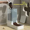 Visual pet feeder, large capacity 2.1kg