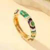 Gold-purple-green