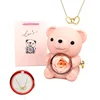 Coffret couleur champagne + Collier