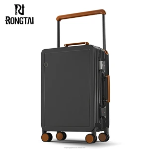 New Style Durable PC Daily Luggage Large Capacity Travel Trolley Suitcases Wide Trolley with Light Weight and Portable Feature