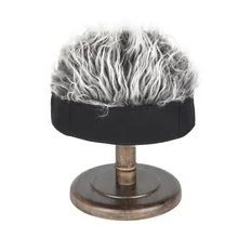Wholesale High Quality Unisex Custom Logo Cotton Winter Fake Hair Outdoor Baseball Hats Wig Cap