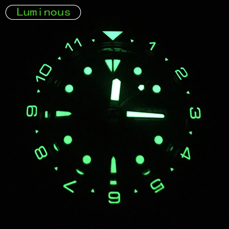 Inserto De Bisel Cerámico Plano De 38mm Negro/azul/verde SKX007/Dual