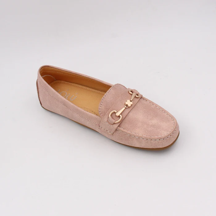 Shoes Moccasins G.K.M Moccasins pink casual look 