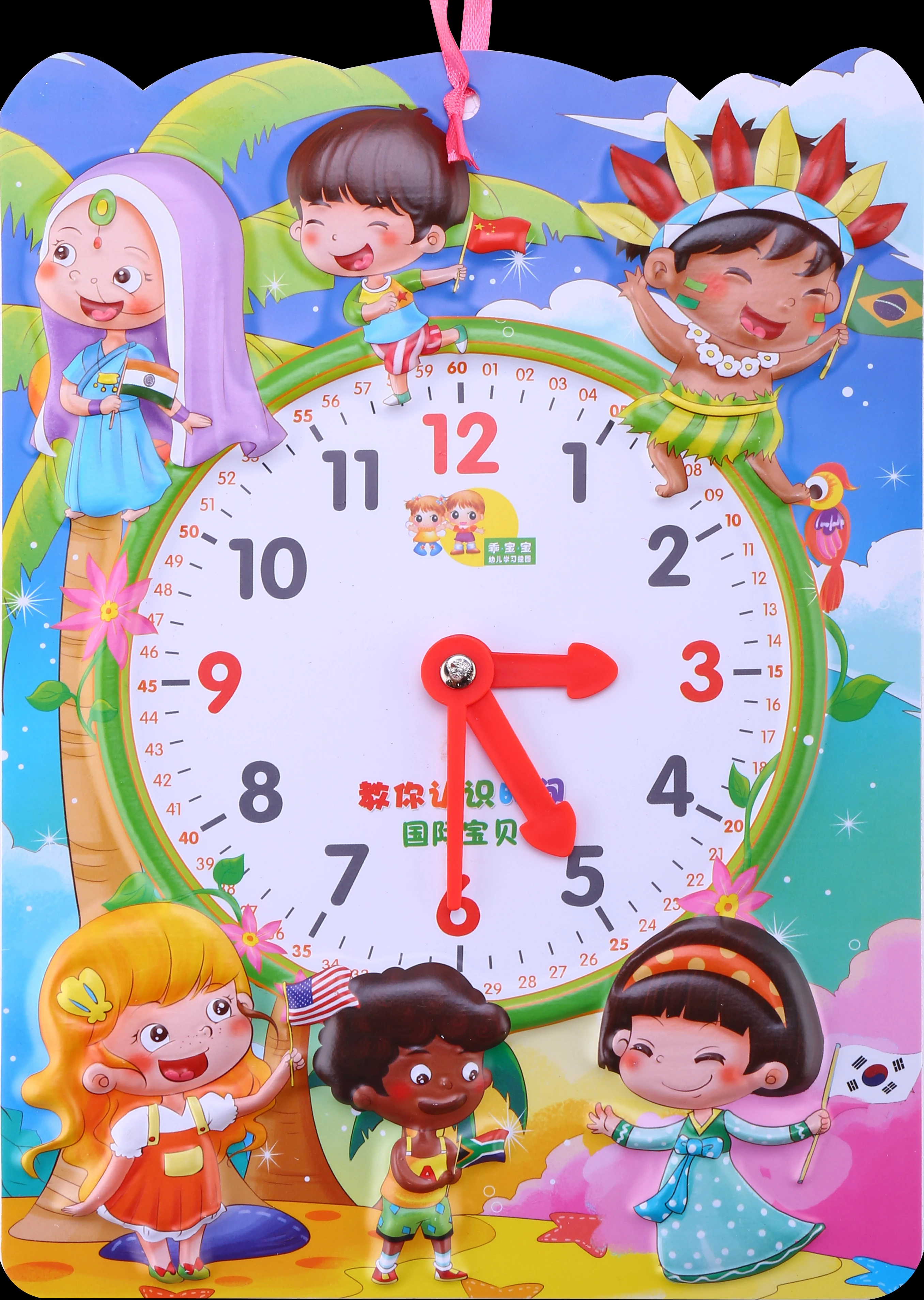 English  Languages Wall Calendar Chart Toy for Baby Learning  Time