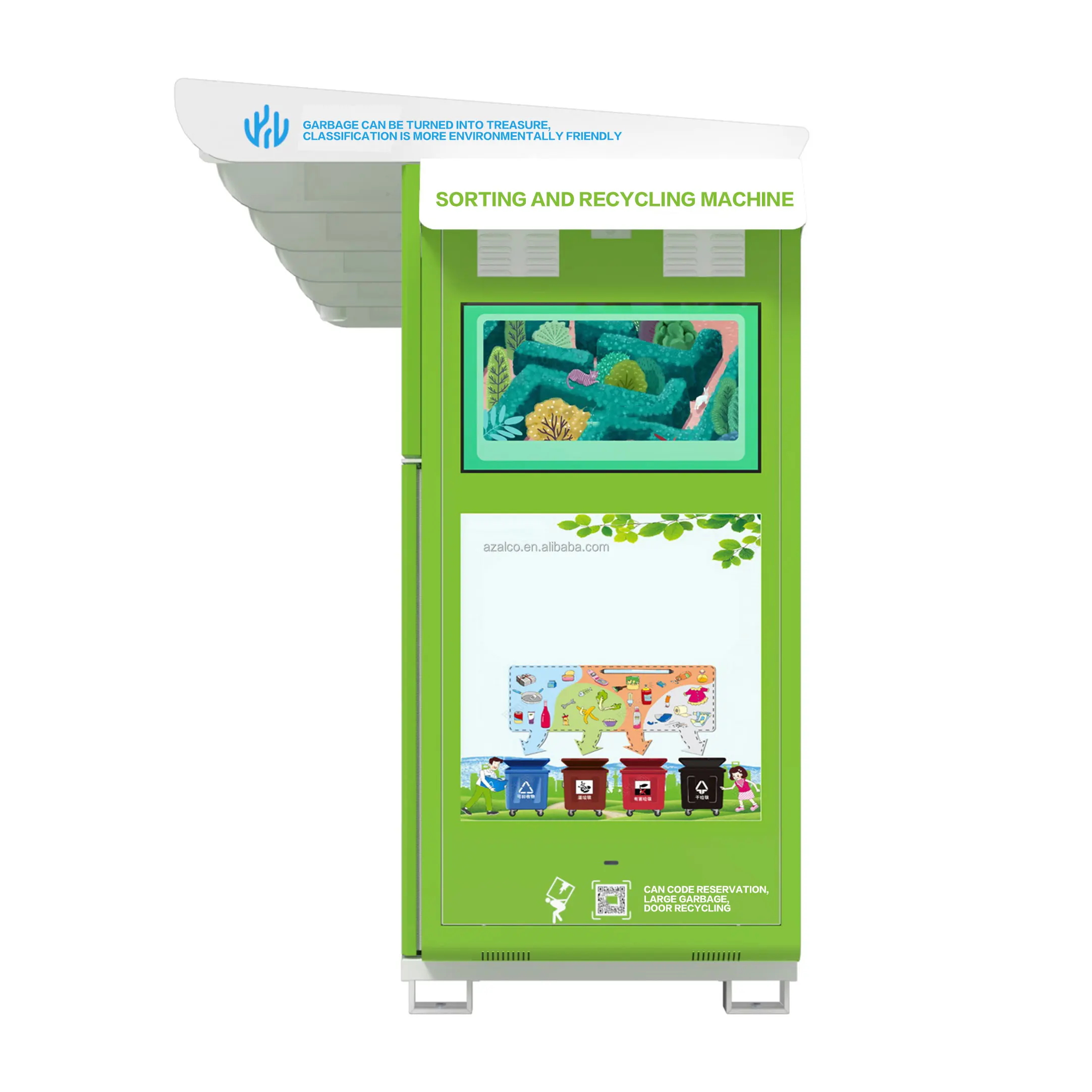 Automatic Reverse Vending Machine Recycle Pet Bottles Can Big Storage ...