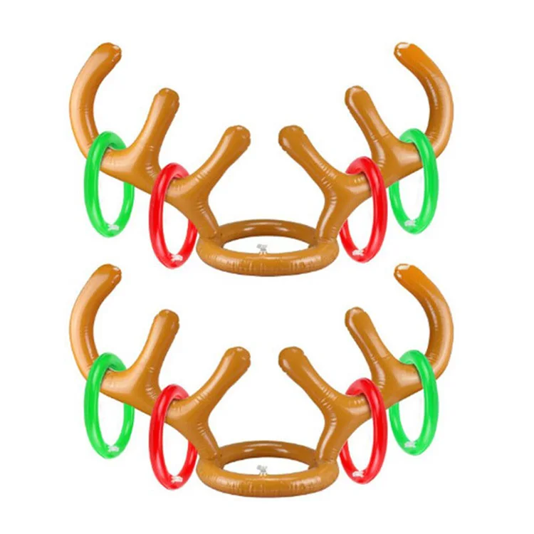 Jeu De Lancer De Bois Gonflables, 2 Jeu De Lancer D'Anneaux Gonflables