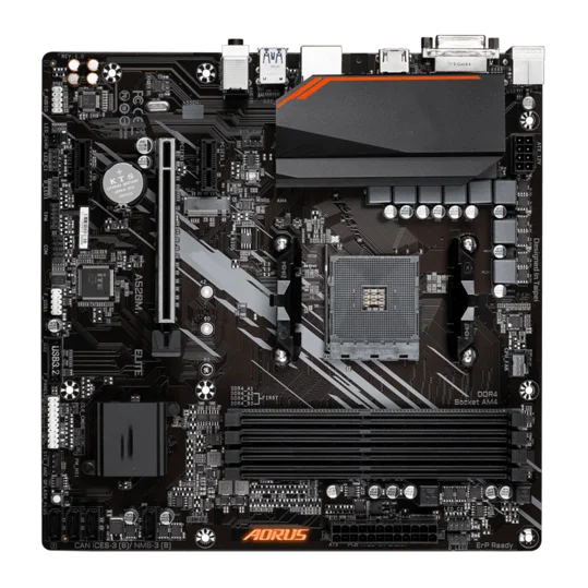 Ga Motherboard With Cpu A520 AORUS ELITE A520I DASH AC A520M S2H H DS3H AM4 5600 5600G 5600X 4600 4600G 4600G 5800x3D 5900 5900X