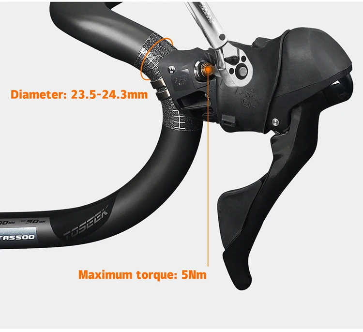 Amazon Toseek Aero Integrated Carbon Handlebar TR5500 Toseek