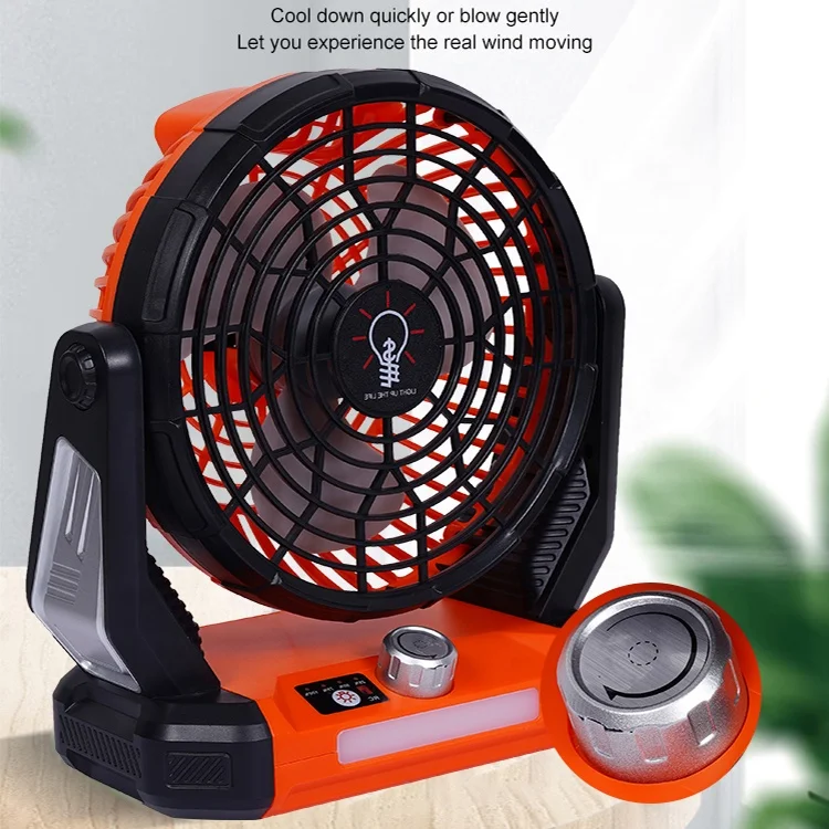 Factory Direct Remote Control Camping Fan Rechargeable 12v 5w Portable Solar Camping Fans with Solar Panel